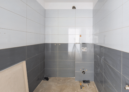 Small Hamilton bathroom undergoing renovation